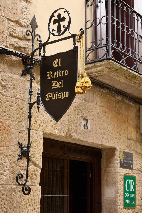El Retiro Del Obispo Guest House Laguardia Exterior photo